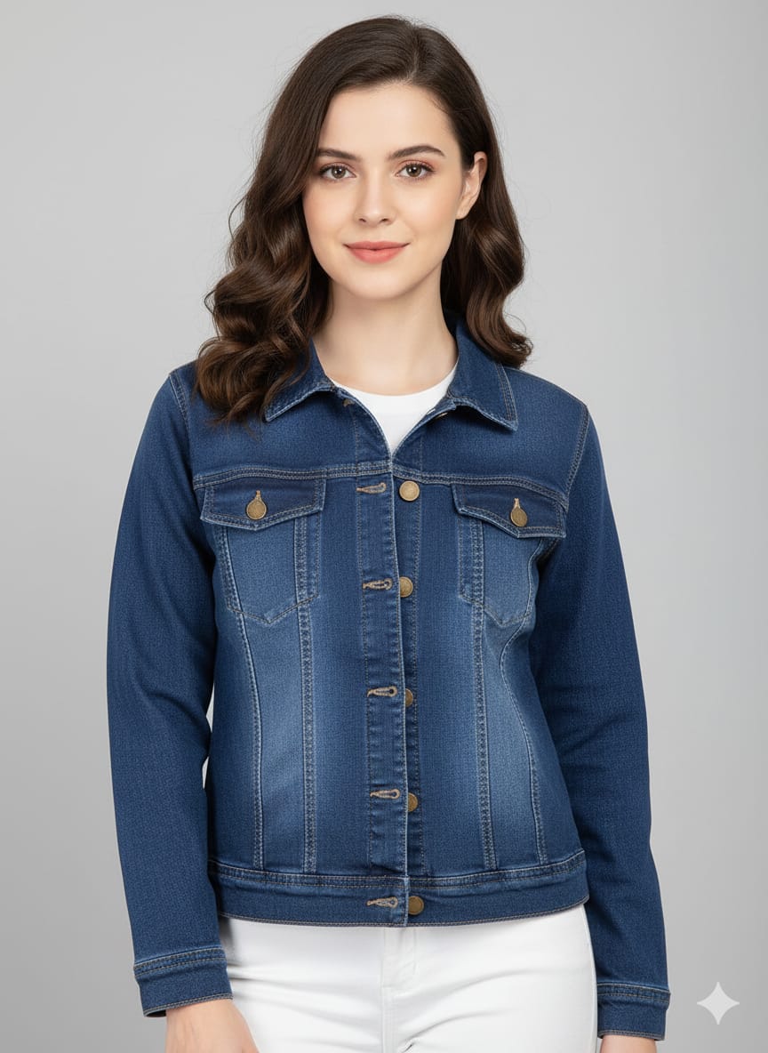 Ladies Premium Denim Jacket
